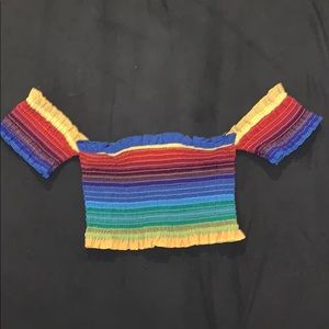 Smocked crop top